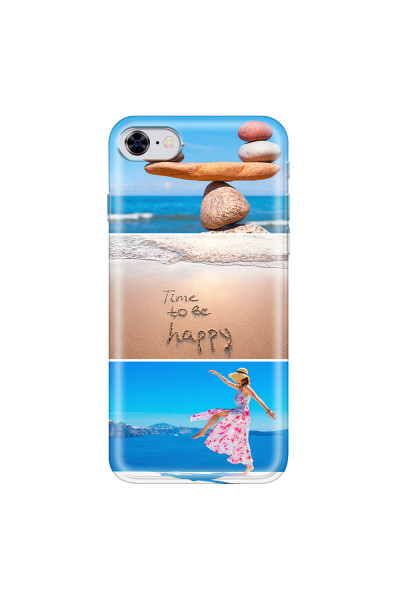 APPLE - iPhone 8 - Soft Clear Case - Collage of 3