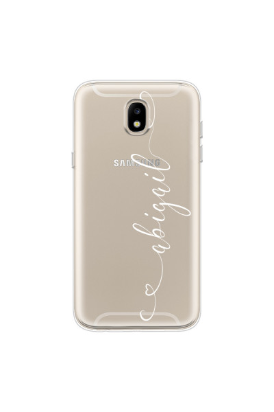 SAMSUNG - Galaxy J5 2017 - Soft Clear Case - Hearts Handwritten