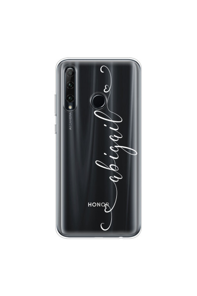 HONOR - Honor 20 lite - Soft Clear Case - Hearts Handwritten