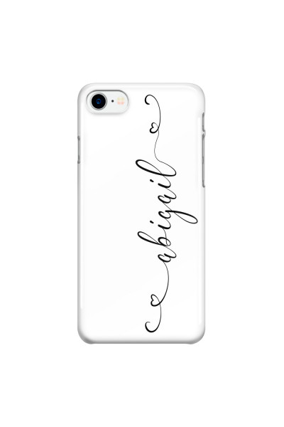 APPLE - iPhone 7 - 3D Snap Case - Dark Hearts Handwritten