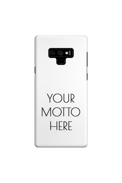 SAMSUNG - Galaxy Note 9 - 3D Snap Case - Your Motto Here II.
