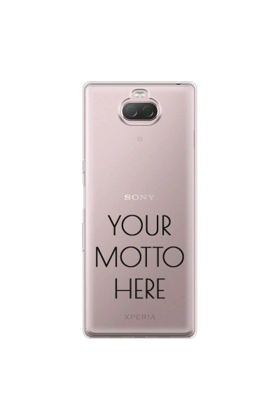 SONY - Sony 10 - Soft Clear Case - Your Motto Here II.