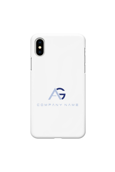 APPLE - iPhone XS - 3D Snap Case - Your Logo Here