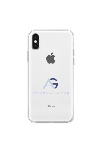 APPLE - iPhone XS - Soft Clear Case - Your Logo Here