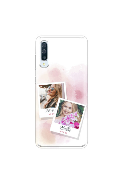 SAMSUNG - Galaxy A70 - Soft Clear Case - Soft Photo Palette