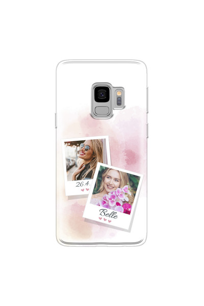 SAMSUNG - Galaxy S9 - Soft Clear Case - Soft Photo Palette