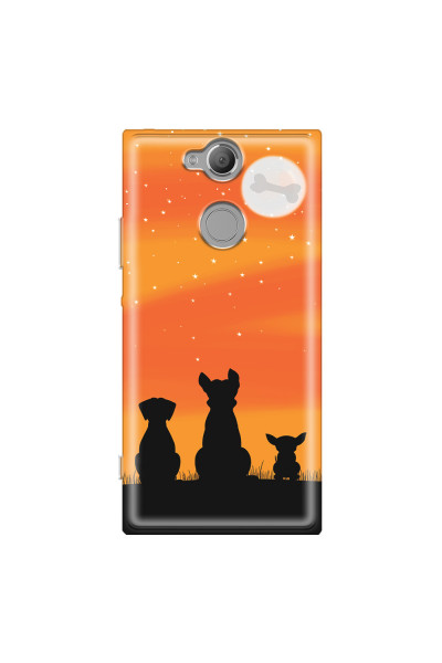 SONY - Sony XA2 - Soft Clear Case - Dog's Desire Orange Sky