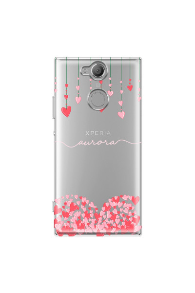 SONY - Sony XA2 - Soft Clear Case - Light Love Hearts Strings