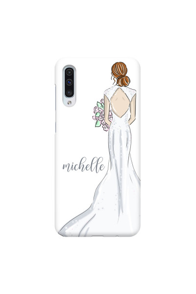 SAMSUNG - Galaxy A70 - 3D Snap Case - Bride To Be Redhead Dark