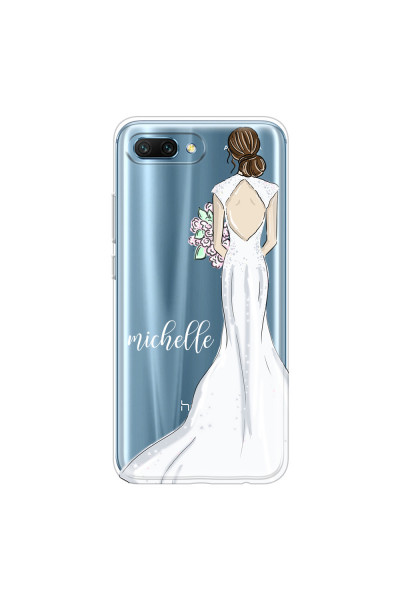 HONOR - Honor 10 - Soft Clear Case - Bride To Be Brunette
