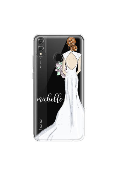 HONOR - Honor 8X - Soft Clear Case - Bride To Be Redhead