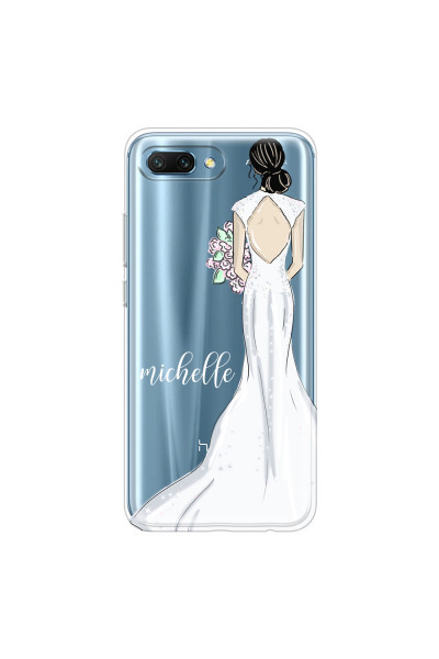 HONOR - Honor 10 - Soft Clear Case - Bride To Be Blackhair