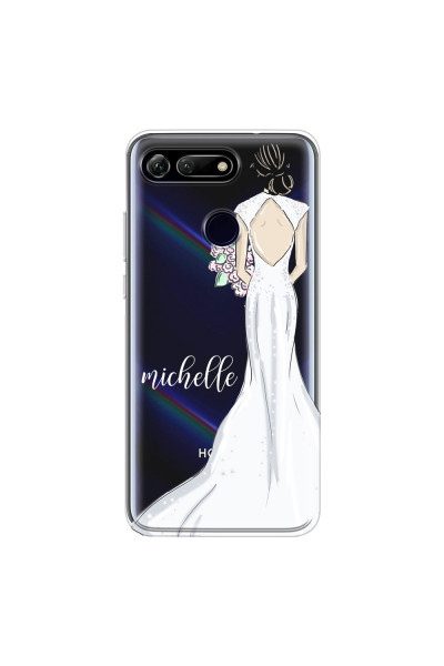 HONOR - Honor View 20 - Soft Clear Case - Bride To Be Blackhair