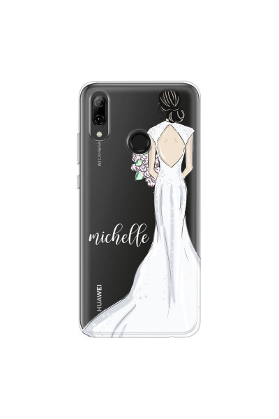 HUAWEI - P Smart 2019 - Soft Clear Case - Bride To Be Blackhair