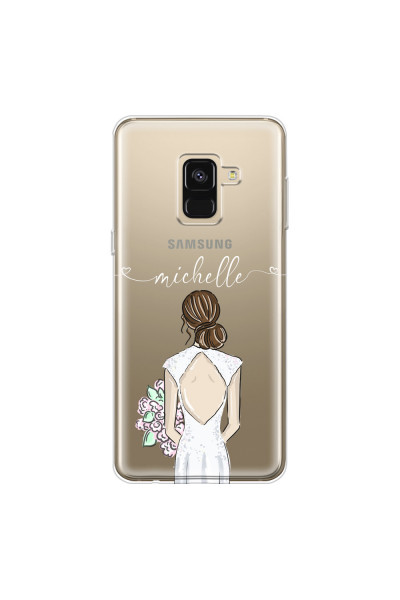 SAMSUNG - Galaxy A8 - Soft Clear Case - Bride To Be Brunette II.