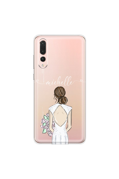 HUAWEI - P20 Pro - Soft Clear Case - Bride To Be Brunette II.