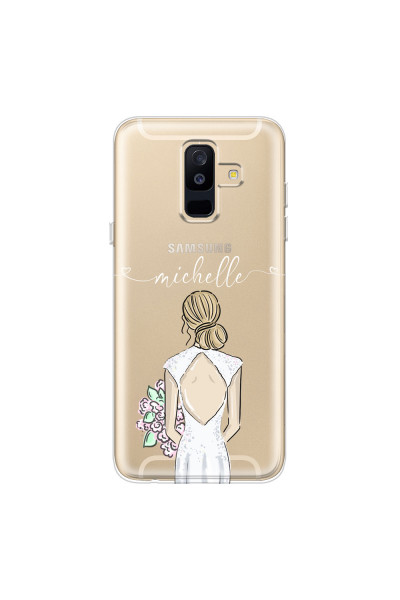 SAMSUNG - Galaxy A6 Plus 2018 - Soft Clear Case - Bride To Be Blonde II.