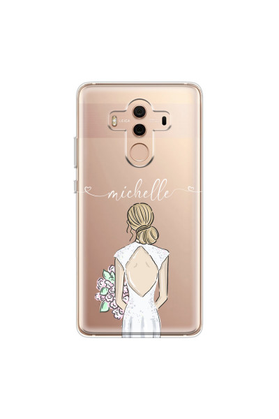 HUAWEI - Mate 10 Pro - Soft Clear Case - Bride To Be Blonde II.