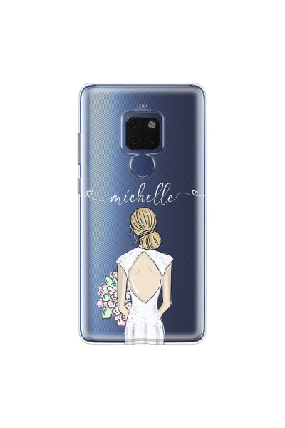 HUAWEI - Mate 20 - Soft Clear Case - Bride To Be Blonde II.
