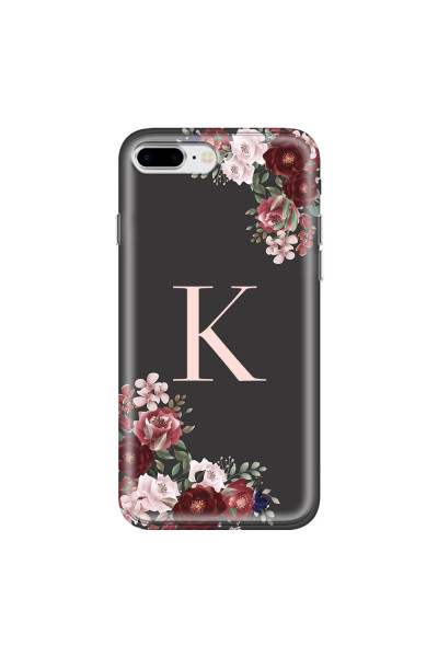 APPLE - iPhone 8 Plus - Soft Clear Case - Rose Garden Monogram