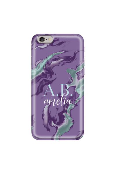 APPLE - iPhone 6S - Soft Clear Case - Streamflow Violet Ocean