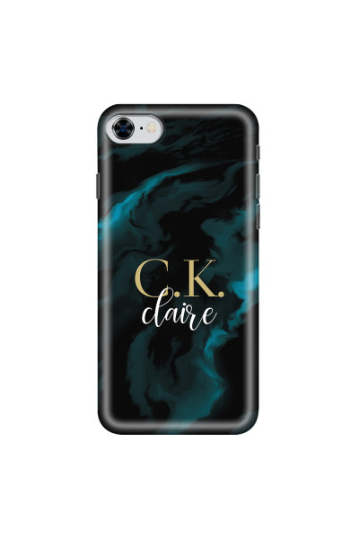 APPLE - iPhone 8 - Soft Clear Case - Streamflow Dark Elegance