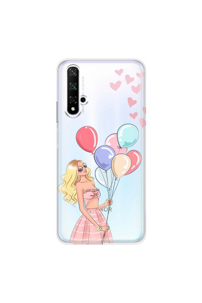 HONOR - Honor 20 - Soft Clear Case - Balloon Party