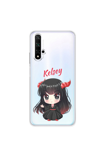 HONOR - Honor 20 - Soft Clear Case - Chibi Kelsey