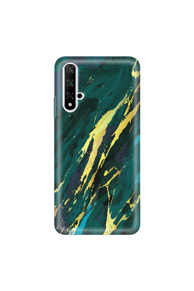 HONOR - Honor 20 - Soft Clear Case - Marble Emerald Green