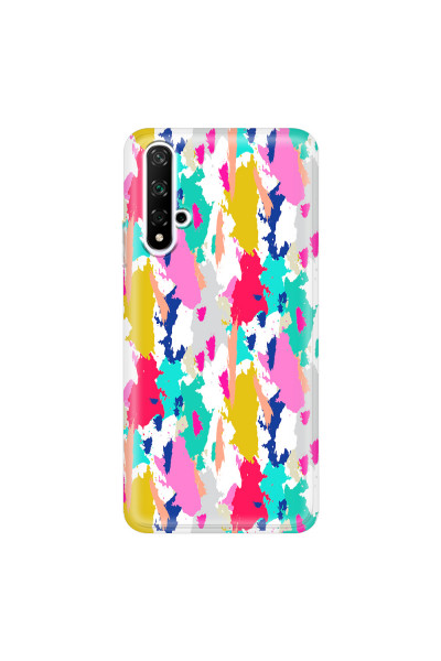 HONOR - Honor 20 - Soft Clear Case - Paint Strokes