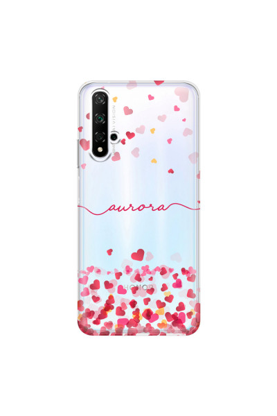 HONOR - Honor 20 - Soft Clear Case - Scattered Hearts