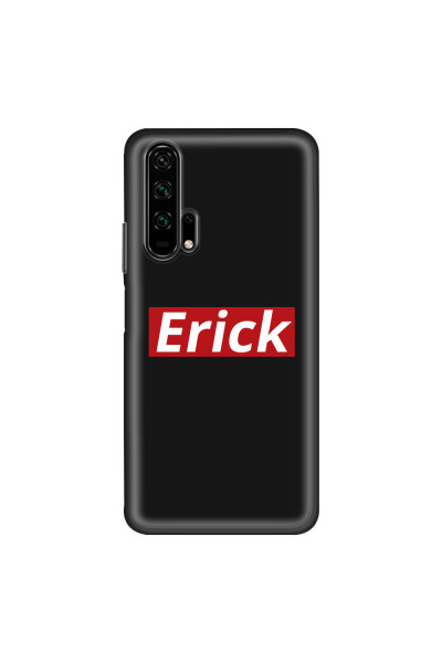 HONOR - Honor 20 Pro - Soft Clear Case - Black & Red