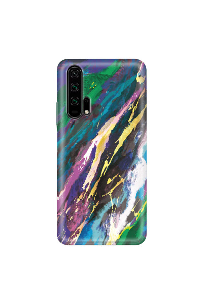 HONOR - Honor 20 Pro - Soft Clear Case - Marble Emerald Pearl