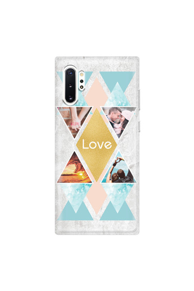 SAMSUNG - Galaxy Note 10 Plus - Soft Clear Case - Triangle Love Photo