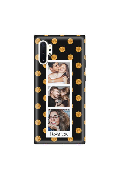SAMSUNG - Galaxy Note 10 Plus - Soft Clear Case - Triple Love Dots Photo