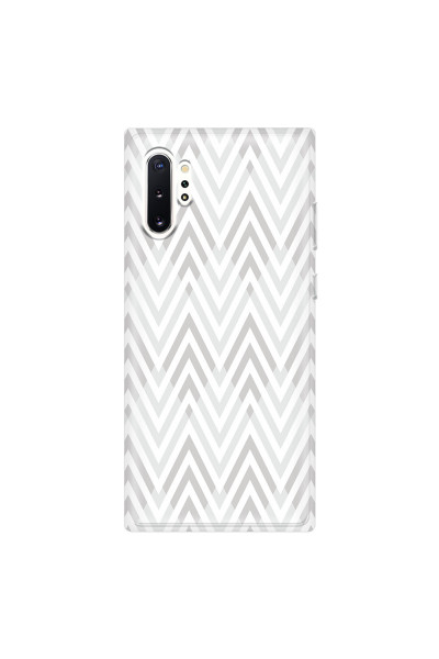 SAMSUNG - Galaxy Note 10 Plus - Soft Clear Case - Zig Zag Patterns