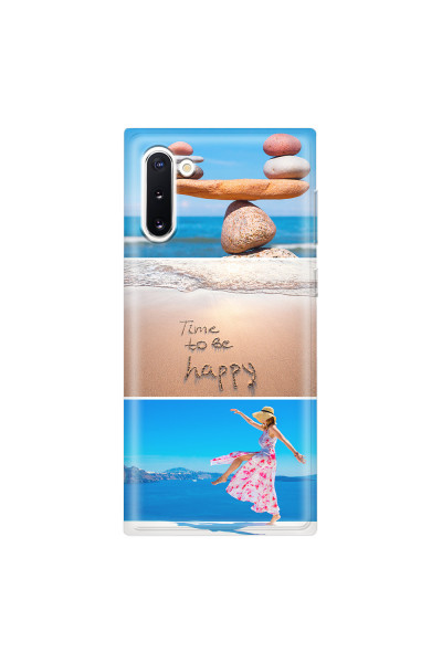 SAMSUNG - Galaxy Note 10 - Soft Clear Case - Collage of 3