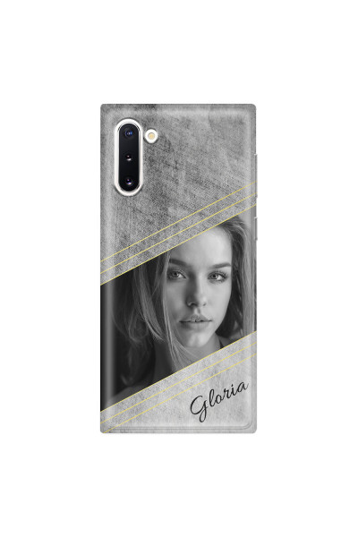 SAMSUNG - Galaxy Note 10 - Soft Clear Case - Geometry Love Photo