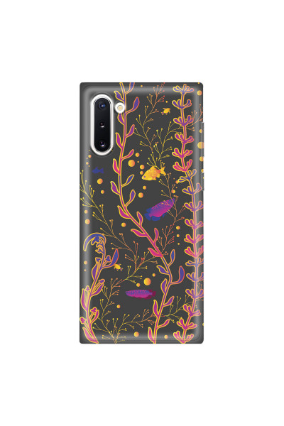 SAMSUNG - Galaxy Note 10 - Soft Clear Case - Midnight Aquarium