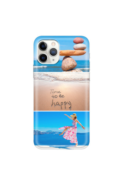 APPLE - iPhone 11 Pro Max - Soft Clear Case - Collage of 3