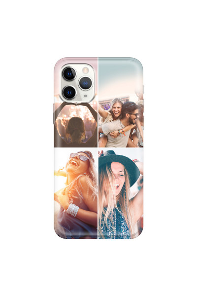 APPLE - iPhone 11 Pro Max - Soft Clear Case - Collage of 4