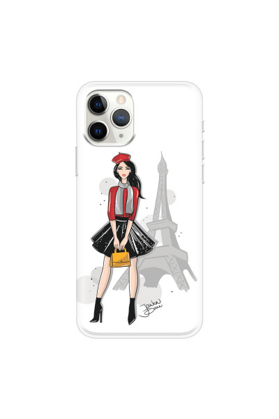 APPLE - iPhone 11 Pro Max - Soft Clear Case - Paris With Love