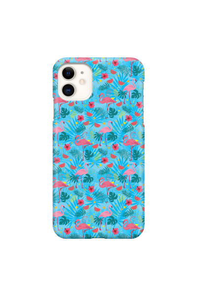 APPLE - iPhone 11 - 3D Snap Case - Tropical Flamingo IV