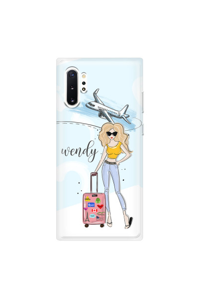 SAMSUNG - Galaxy Note 10 Plus - Soft Clear Case - Travelers Duo Blonde