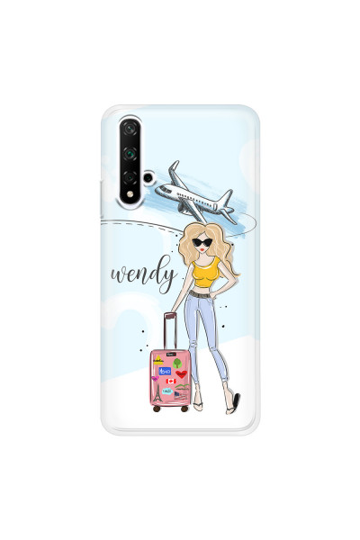 HONOR - Honor 20 - Soft Clear Case - Travelers Duo Blonde