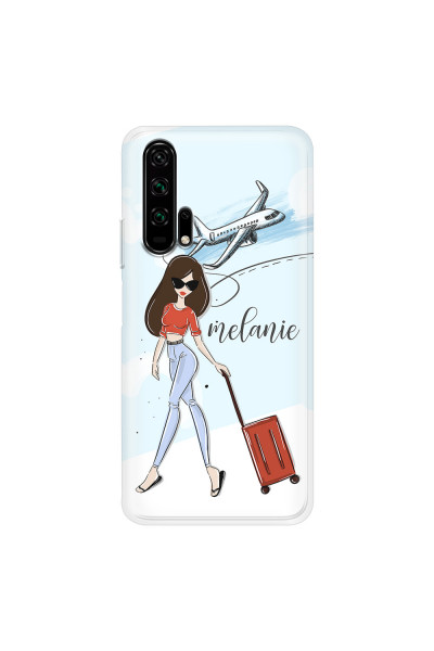 HONOR - Honor 20 Pro - Soft Clear Case - Travelers Duo Brunette