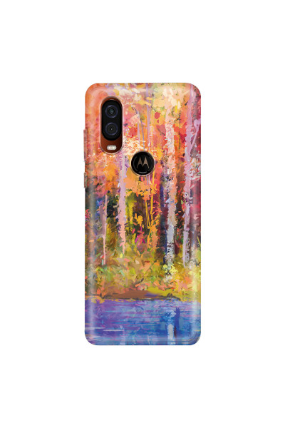 MOTOROLA by LENOVO - Moto One Vision - Soft Clear Case - Autumn Silence
