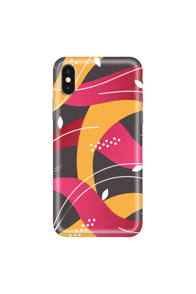 APPLE - iPhone XS - Soft Clear Case - Retro Style Series V.
