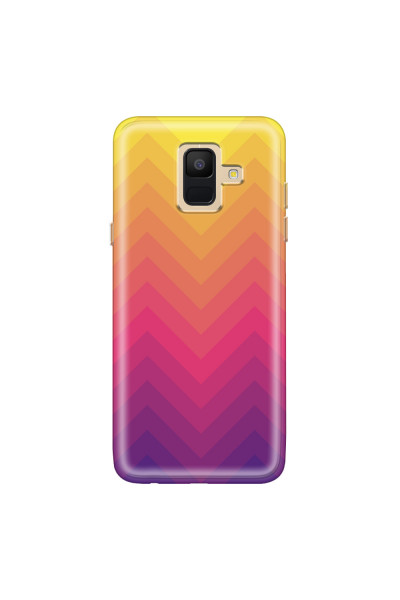 SAMSUNG - Galaxy A6 2018 - Soft Clear Case - Retro Style Series VII.