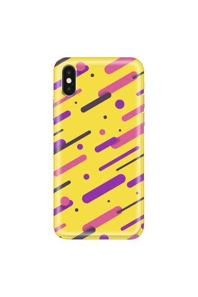 APPLE - iPhone XS - Soft Clear Case - Retro Style Series VIII.